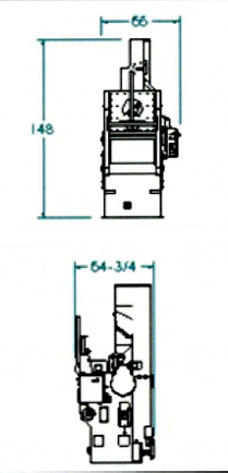 6 cubic foot airless blast barrel dimensions